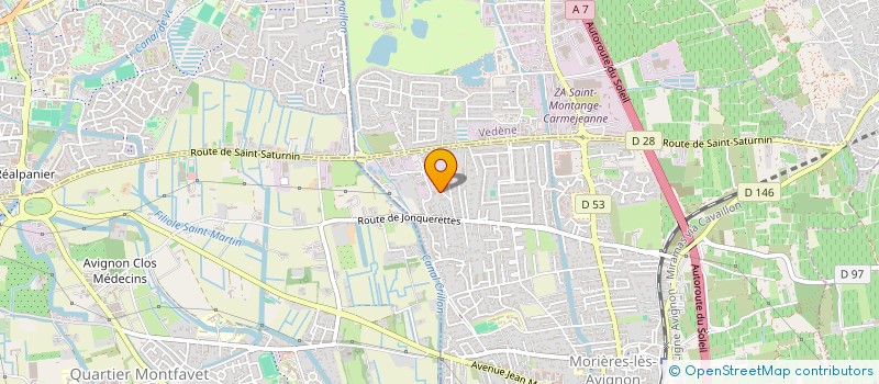 localisation de l'entreprise MODUL'SYSTEMES  MORIERES-LES-AVIGNON