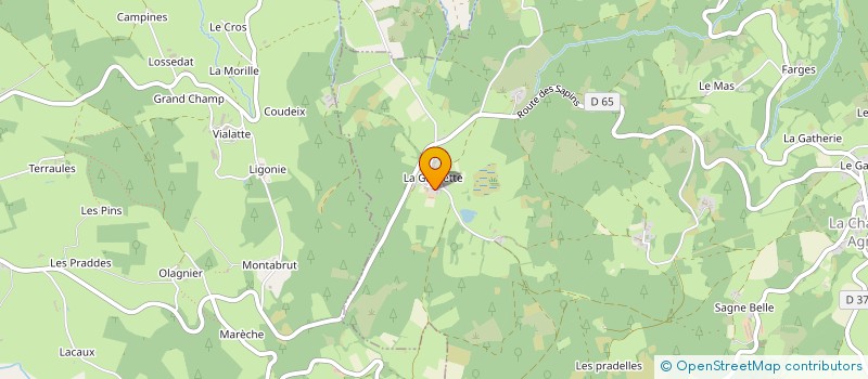 localisation de l'entreprise MODUL'UP 63  LA CHAPELLE-AGNON