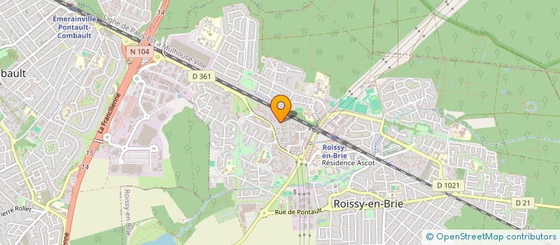 localisation de l'entreprise MODULAGENCE à ROISSY-EN-BRIE