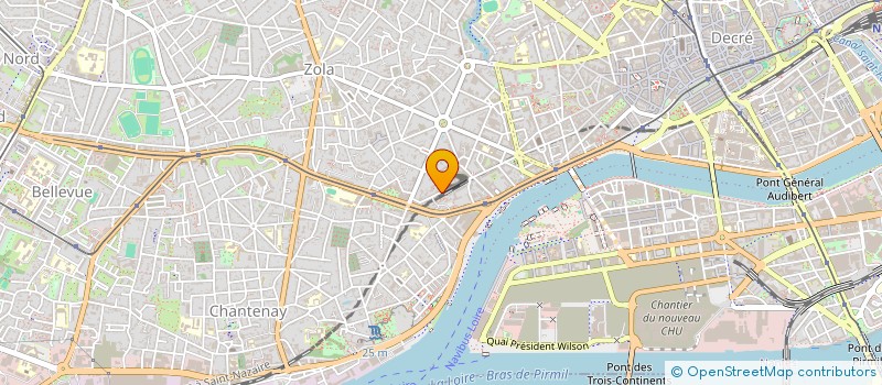 localisation de l'entreprise MODULAIRE à NANTES