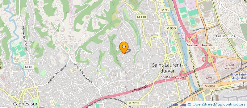 localisation de l'entreprise MODULAR à SAINT-LAURENT-DU-VAR