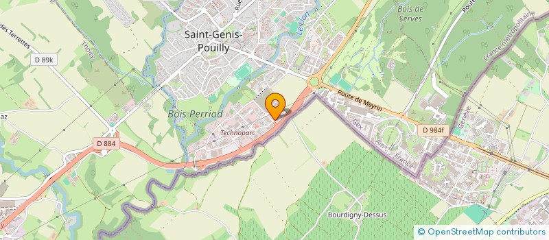 localisation de l'entreprise MODULAR LIVING FRANCE  SAINT-GENIS-POUILLY