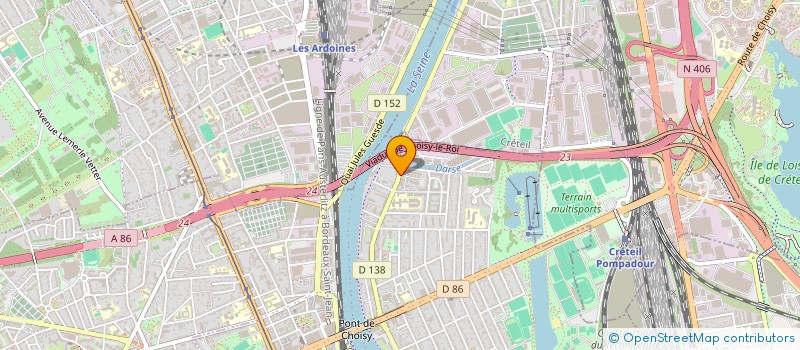 localisation de l'entreprise MODULAR ONE à CHOISY-LE-ROI