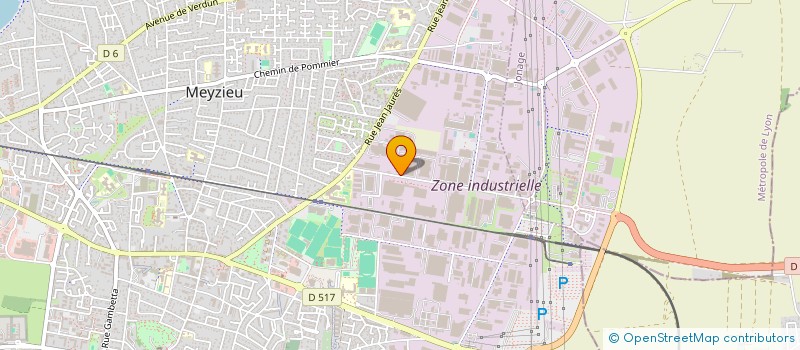 localisation de l'entreprise MODULARIS à MEYZIEU
