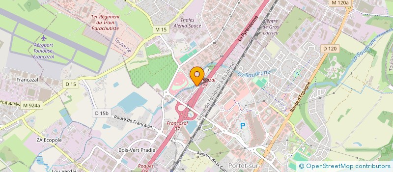 localisation de l'entreprise MODULARMUZIK  PORTET-SUR-GARONNE