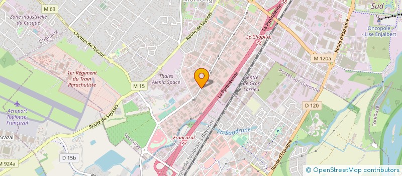 localisation de l'entreprise MODULARYS à TOULOUSE