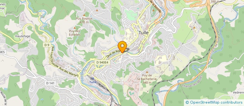 localisation de l'entreprise MODULATIONS DE CORREZE à TULLE