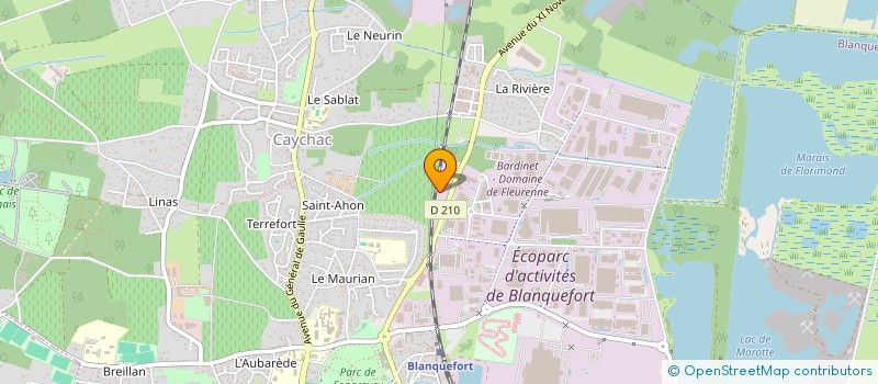 localisation de l'entreprise MODULBOIS à BLANQUEFORT
