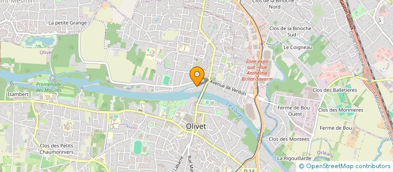 localisation de l'entreprise MODULE CARRE à OLIVET