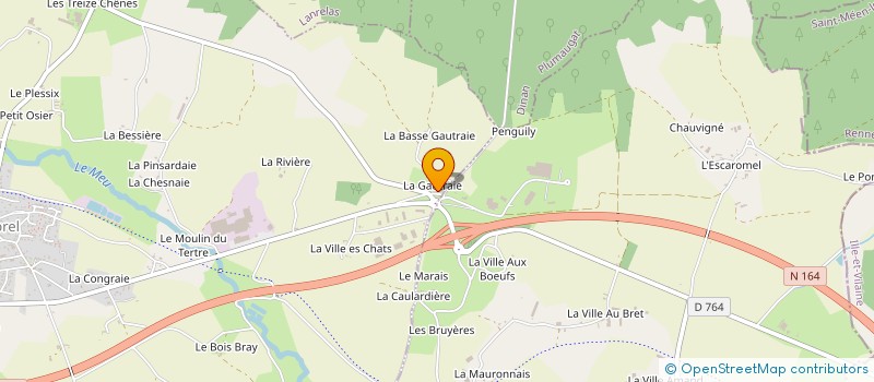 localisation de l'entreprise MODULE CREATION à LOSCOUET-SUR-MEU