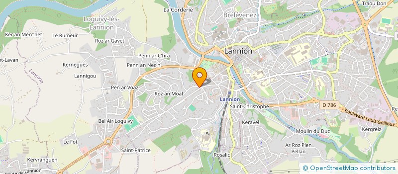 localisation de l'entreprise MODULE ETRANGE à LANNION