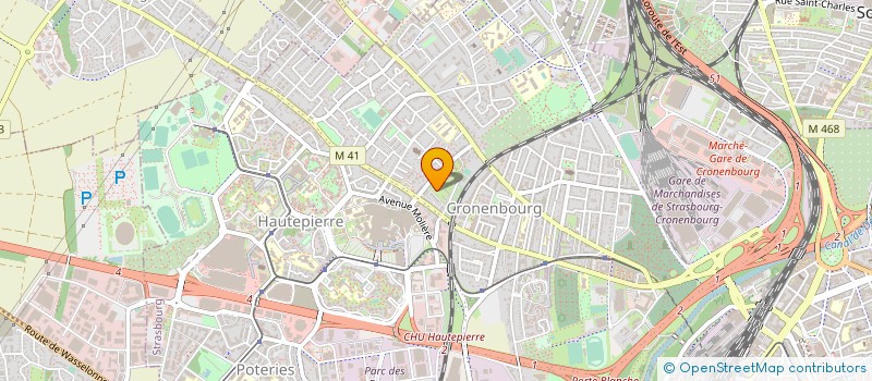 localisation de l'entreprise MODULE HOME CONCEPT à STRASBOURG