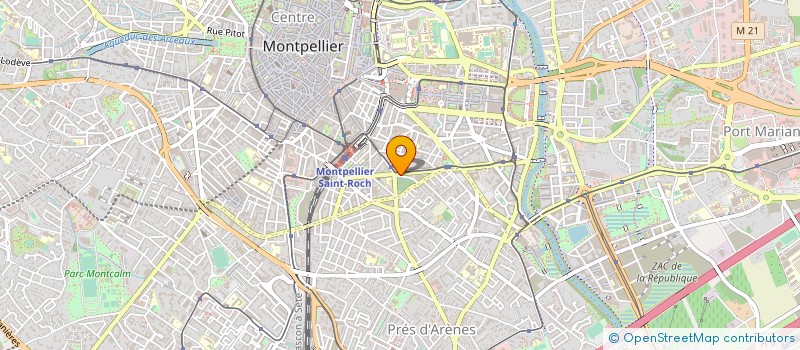 localisation de l'entreprise MODULE INFORMATIQUE à MONTPELLIER