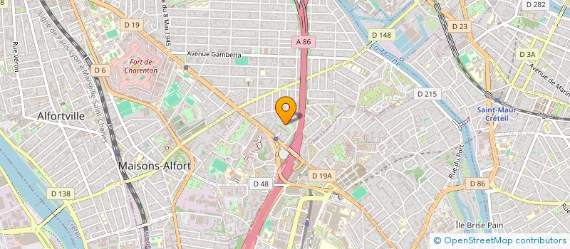 localisation de l'entreprise MODULECOM à MAISONS-ALFORT