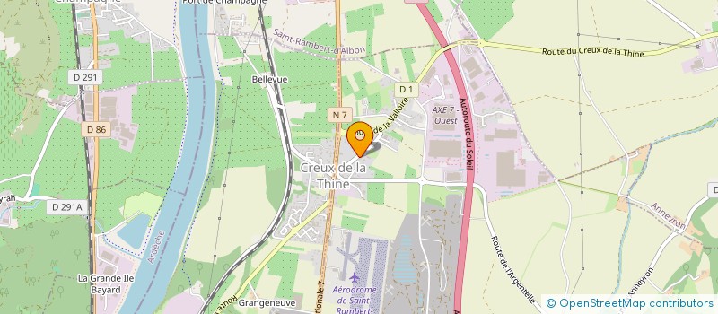 localisation de l'entreprise MODULES 2000  ALBON