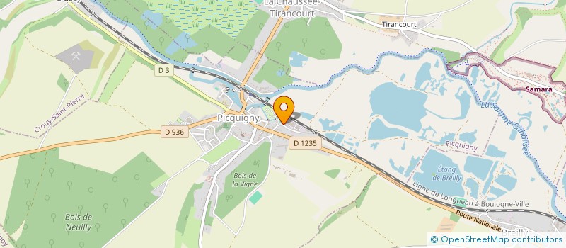 localisation de l'entreprise MODULES à PICQUIGNY