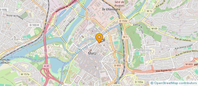 localisation de l'entreprise MODULES D'INFORMATION-CREATION ARTISTIQU à METZ