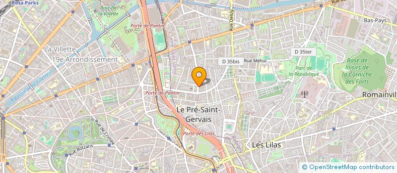 localisation de l'entreprise MODULES (PERCUSSIONS) à LE PRE-SAINT-GERVAIS