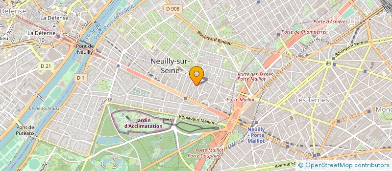 localisation de l'entreprise MODULIB à NEUILLY-SUR-SEINE
