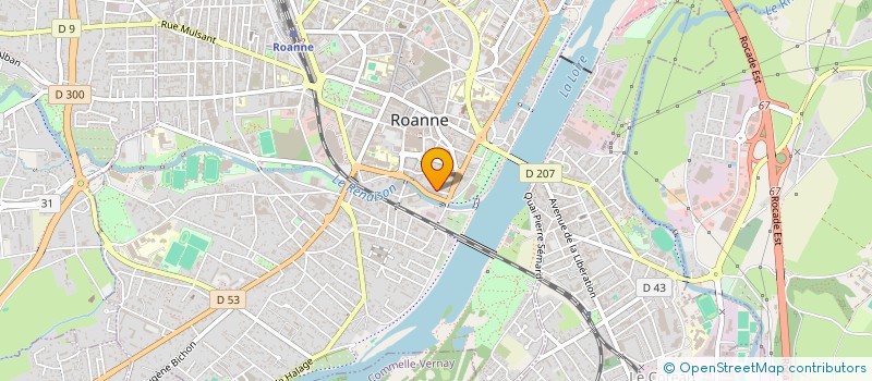 localisation de l'entreprise MODULIFE  ROANNE