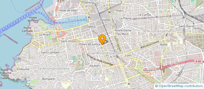 localisation de l'entreprise MODULIS à MARSEILLE