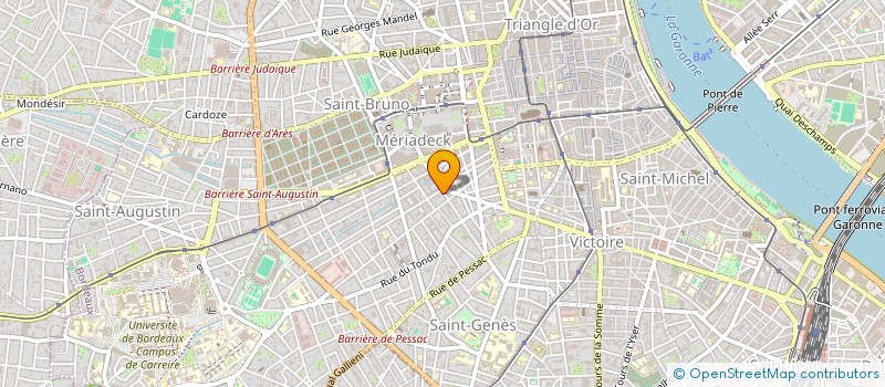 localisation de l'entreprise MODULIX à BORDEAUX