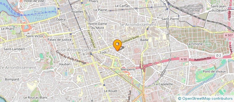 localisation de l'entreprise MODULO PACES à MARSEILLE