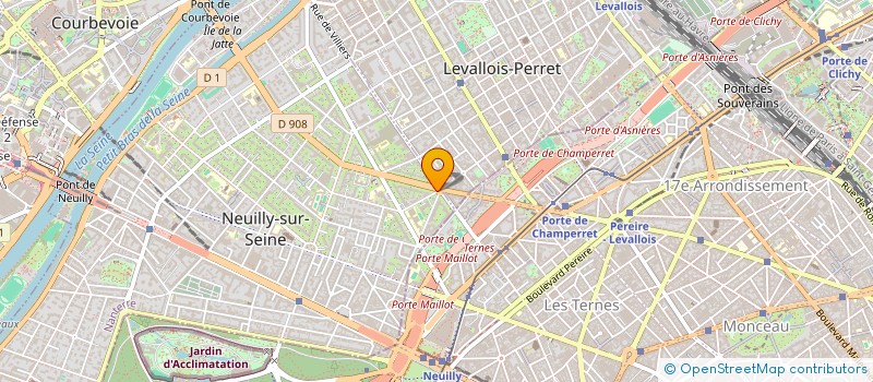 localisation de l'entreprise MODULO-PHONE à NEUILLY-SUR-SEINE