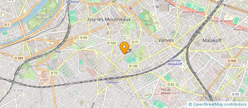 localisation de l'entreprise MODULOBASE à ISSY-LES-MOULINEAUX
