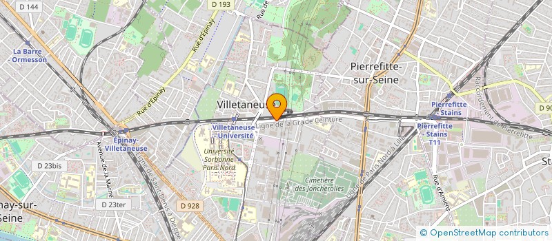 localisation de l'entreprise MODULOBAT à VILLETANEUSE
