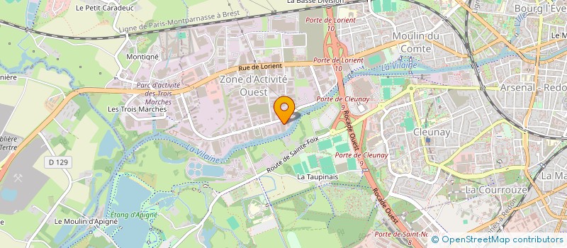 localisation de l'entreprise MODULOBOX à RENNES
