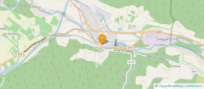 localisation de l'entreprise MODULOCLIP INDUSTRIE  MALIJAI