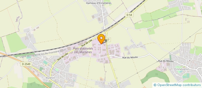 localisation de l'entreprise MODULSYSTEM à AVELIN