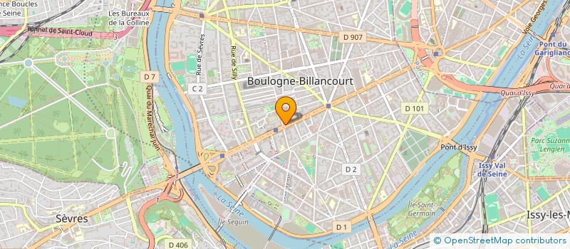 localisation de l'entreprise MODUS VIVENDI à BOULOGNE-BILLANCOURT