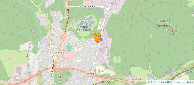 localisation de l'entreprise MODYAM ETANCHEITE  SAINT-AVOLD