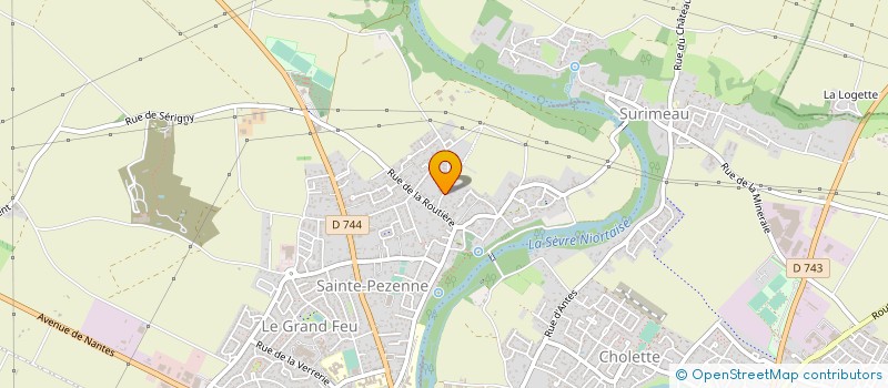 localisation de l'entreprise MODYS  NIORT