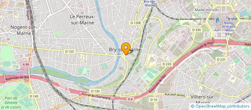 localisation de l'entreprise MOE à BRY-SUR-MARNE