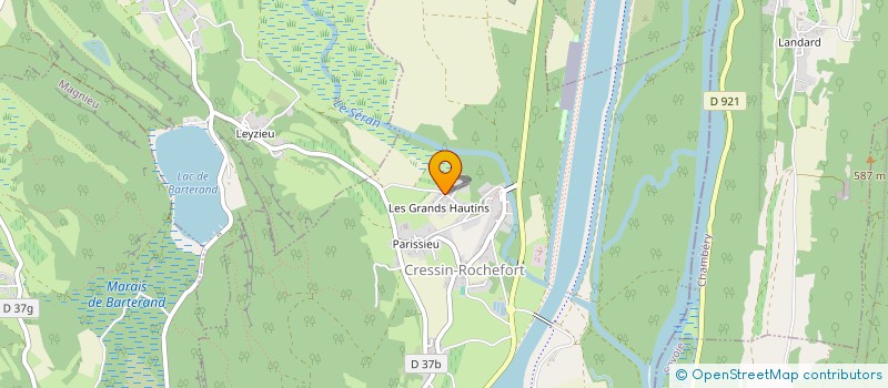 localisation de l'entreprise MOE PETIT à CRESSIN-ROCHEFORT