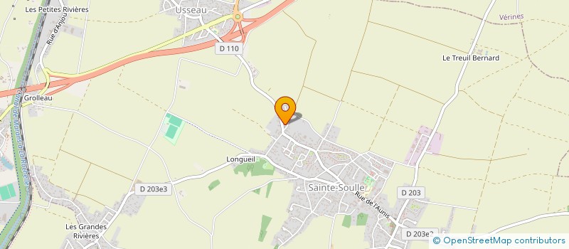 localisation de l'entreprise MOE17 à SAINTE-SOULLE