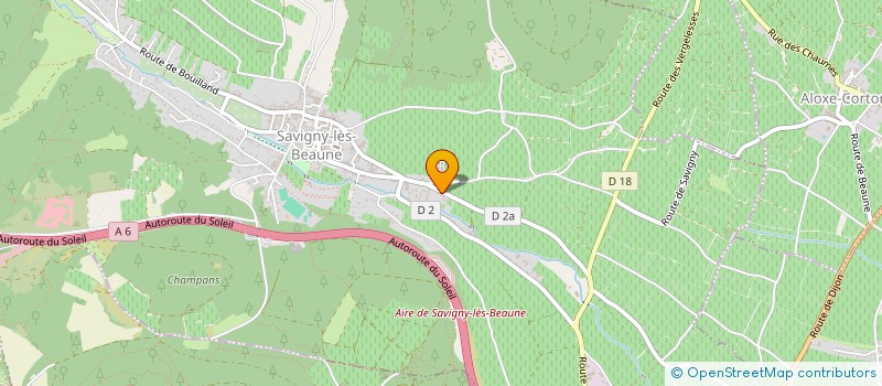 localisation de l'entreprise MOEA BOUTIK  SAVIGNY-LES-BEAUNE