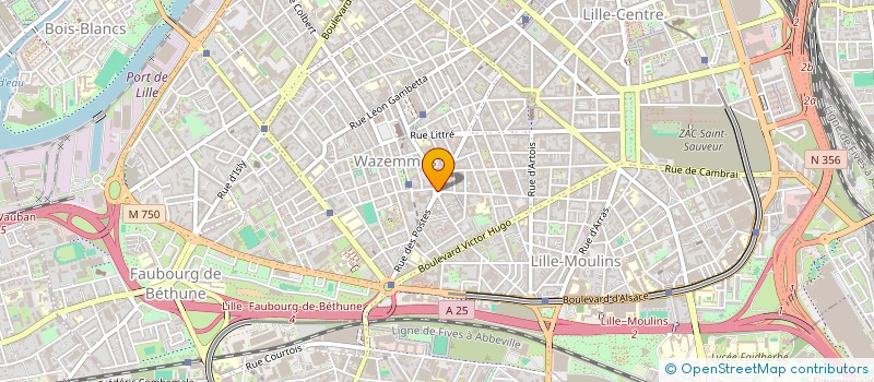 localisation de l'entreprise MOEBIUS à LILLE