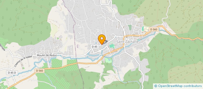 localisation de l'entreprise MOEBIUS  SAINT-ZACHARIE