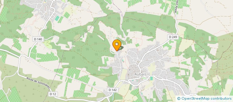 localisation de l'entreprise MOEBUIS à AUBAIS
