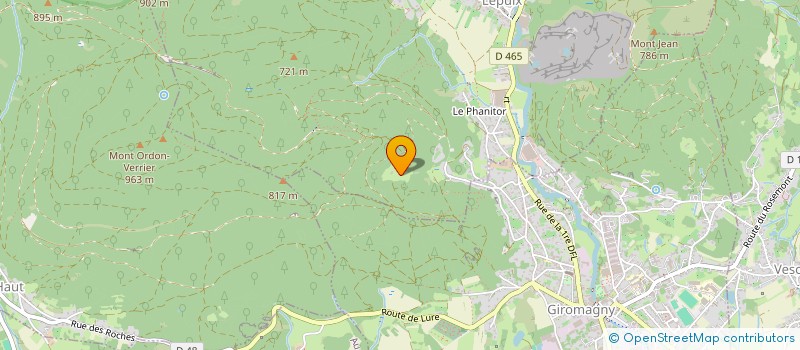 localisation de l'entreprise MOEDSEXE  LEPUIX