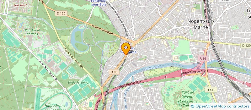 localisation de l'entreprise MOEKS à NOGENT-SUR-MARNE