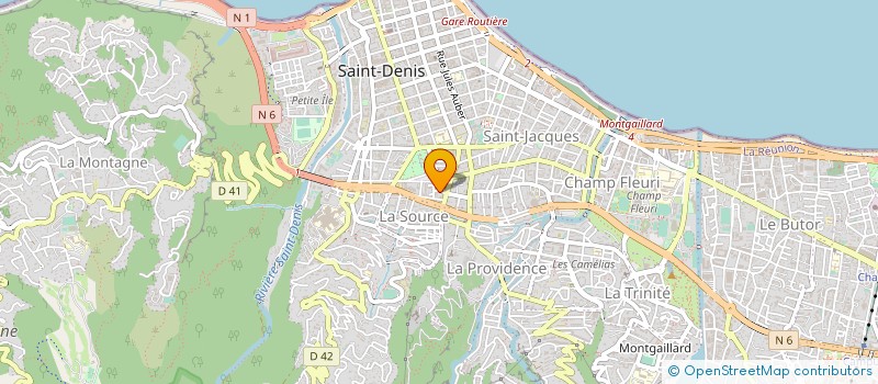 localisation de l'entreprise MOELLONAGE BATIMENTS TRAV PUBLICS SARL à SAINT-DENIS