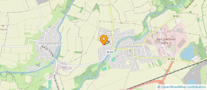 localisation de l'entreprise MOEMIS  HOLTZHEIM
