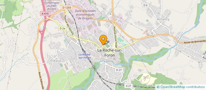 localisation de l'entreprise MOENNE LOCCOZ CONTEMPORAIN à LA ROCHE-SUR-FORON