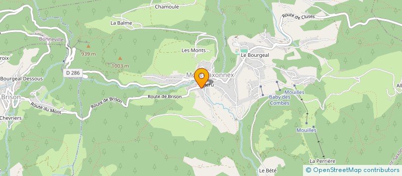 localisation de l'entreprise MOENNE-LOCCOZ INDUSTRIES à MONT-SAXONNEX