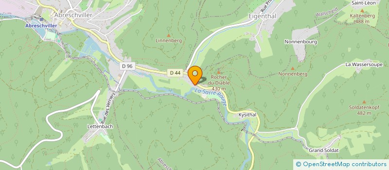 localisation de l'entreprise MOESIA CONSEIL  ABRESCHVILLER